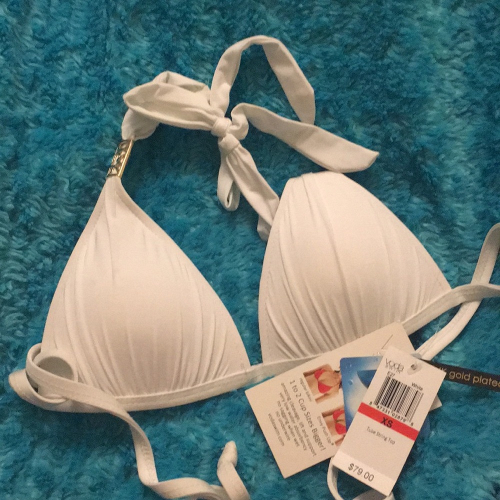 Voda swim tube string top white